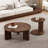 High-end black walnut end table set