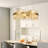 12-Light Gold Circular Chandelier with Staggered Faceted Crystal Sticks – Modern Glam Pendant Lighting for Dining Room & Living Room-1269015601-1269015604