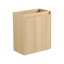 Combo compact de meuble-lavabo compact de 16 po, idéal pour les petits espaces avec lavabo en céramique et amplement de rangement-116332487