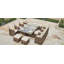 Ensemble repas 11 pièces avec coussins Theone-744192093