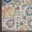 Tapis floral tissé à la machine 9 pi x 12 pi crème