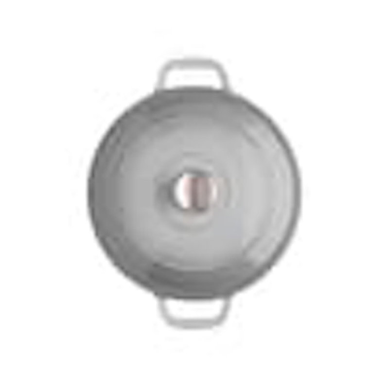 Chasseur French Enameled Cast Iron Oval Dutch Oven, 7.25-Quart, Celestial Grey., 5.3 qt, Celestial Gray