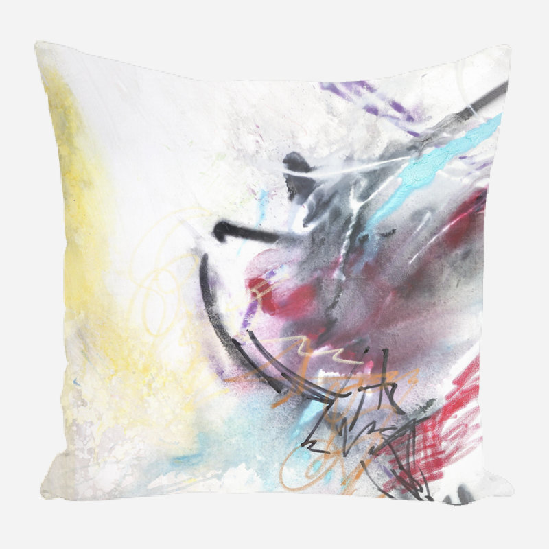 Decorative Linen Throw Pillow Linen Throw Pillow, 19" x 19"