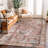 Vintage Boho Medallion Machine Washable Non Slip Area Rug-1731211234