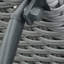 Chaise longue d'extérieur réglable en osier PE