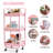 3-Tier Rolling Cart, Utility Cart with Wheels,Metal Cart,Bathroom Cart,Salon Trolley Cart,Kitchen Storage Cart-89251850