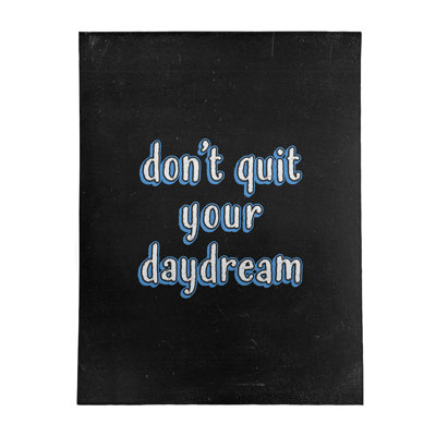 Quotes Chenille Indoor Rug