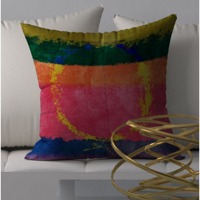  Housse et insert de coussin carré Scores Bargain, H 24 po x l 24 po