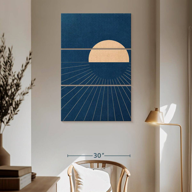 Oberle Mod Sunset, 65" H x 42" W