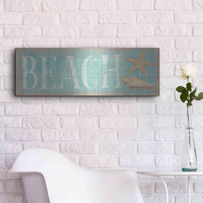 «Pastel Beach» par Daphne Brissonnet, H 12 po x l 36 po