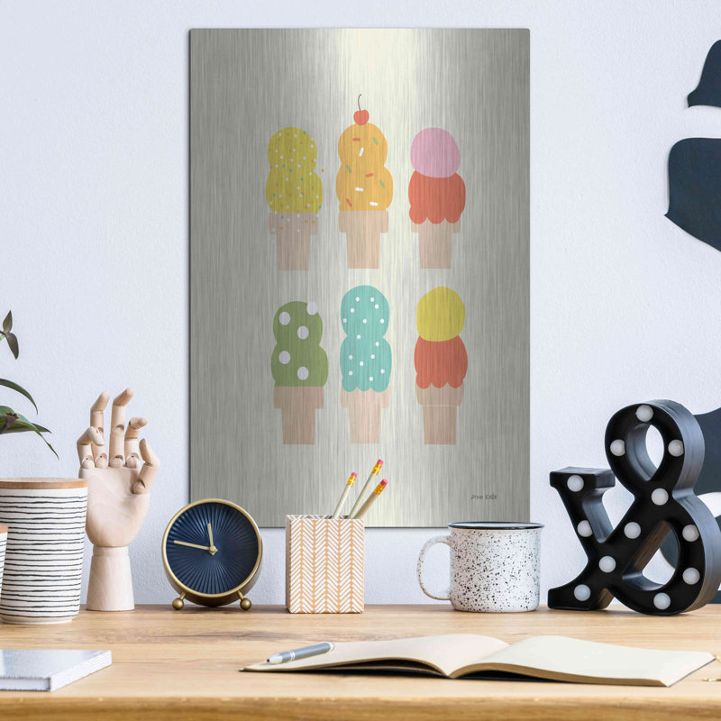 «Double Scoop» par Ann Kelle, H 16 po x l 12 po