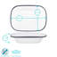Argon Tableware Rectangle Steel Baker Bakeware