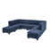 Dawnelle 120" Wide Symmetrical Modular Sectional with Ottoman