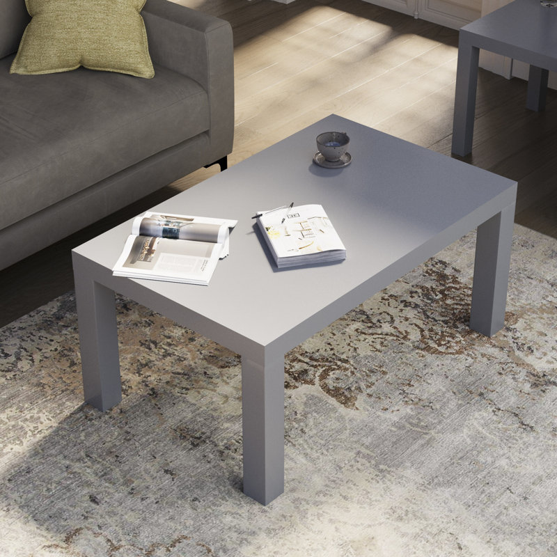 Philecia Four Leg Coffee Table, Grey
