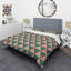 Ensemble de housse de couette abstrait géométrique rétro à mid-century-40702225