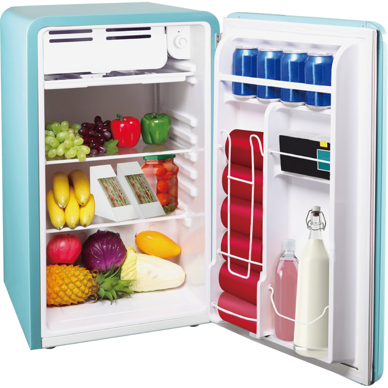 Réfrigérateur compact avec réfrigérateur FRIGIDIRE rétro de 3,2 pi cu pour bureau, Blue