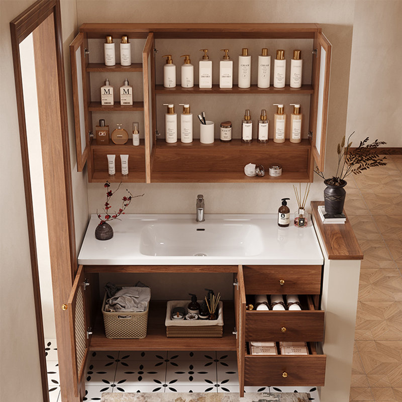 Armoire de salle de bain rétro