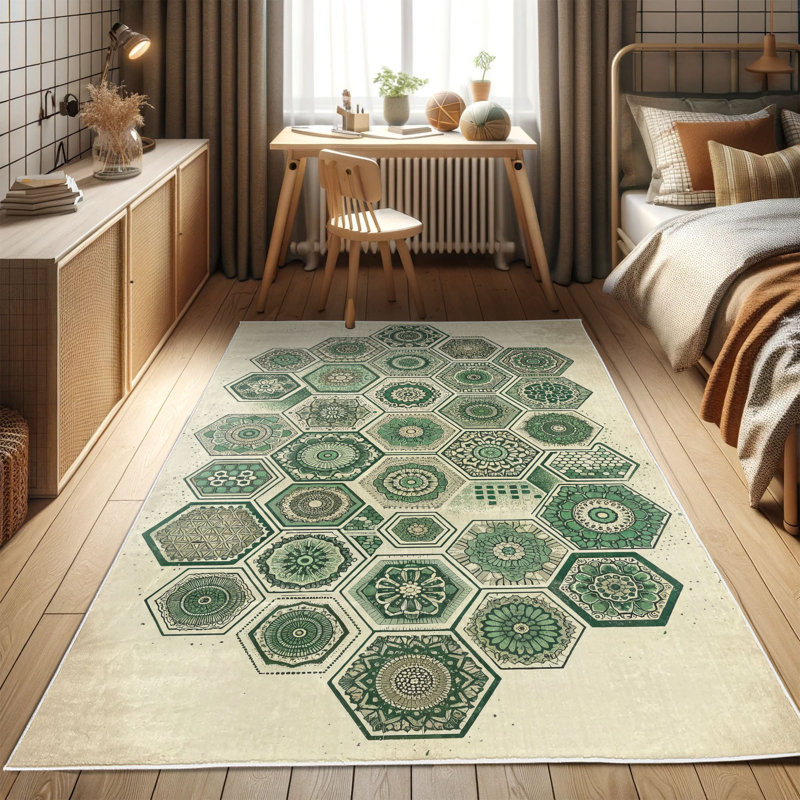 Rectangle 152 cm x 76 cm Area Rug