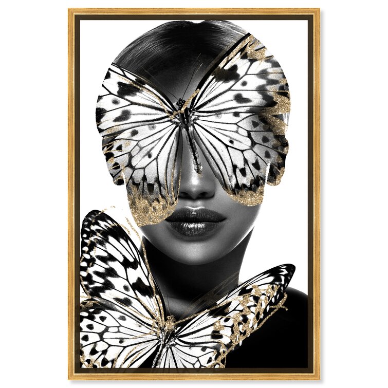 Oliver Gal 'Lectures' Fashion and Glam Wall Art Canvas Print - Black, White - 36 x 30