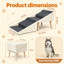 Escalier pliable 2 en 1 pour chien, pouf pour lit et canapé-1086876257-1086876270