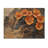 Autumn Marigold Flowers On Wood Slide I - Marigold Wood Wall Art - On Natural Pine Wood-299865748