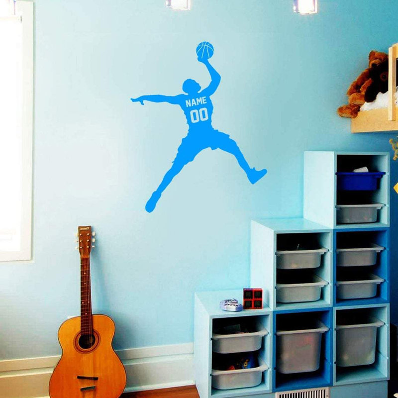 Wall Decal, Sky Blue, 27" H x 23" W