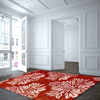 Cedartown Wool Floral Indoor Rug