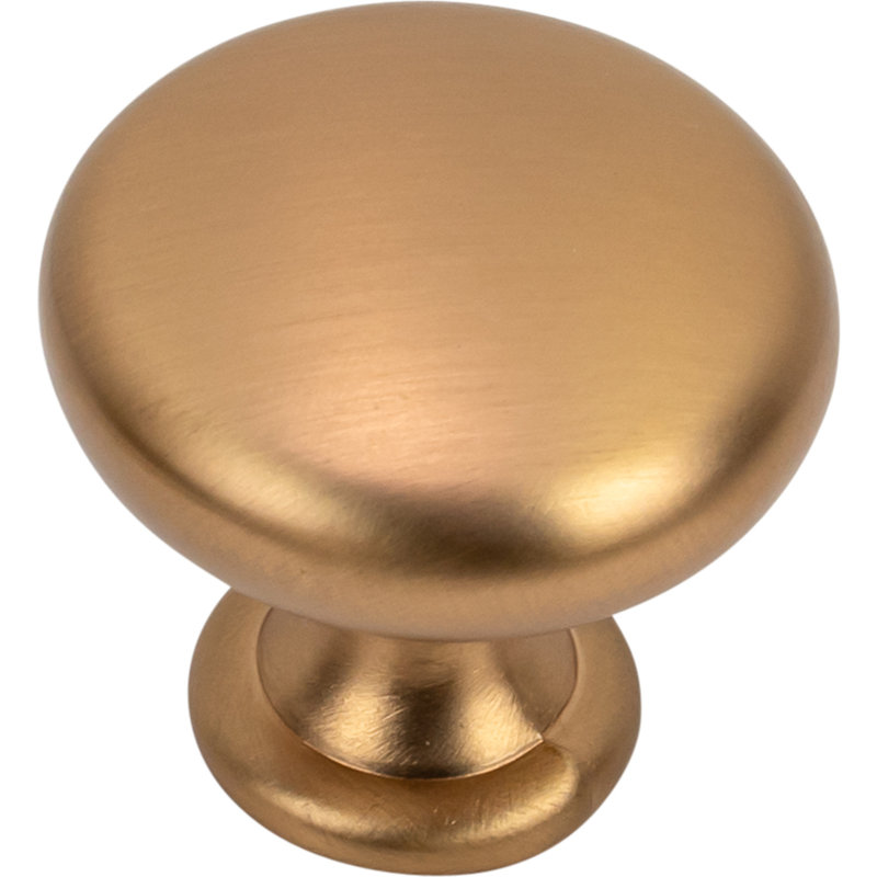 1 3/16" Diameter Mushroom Knob Multipack, Champagne Bronze