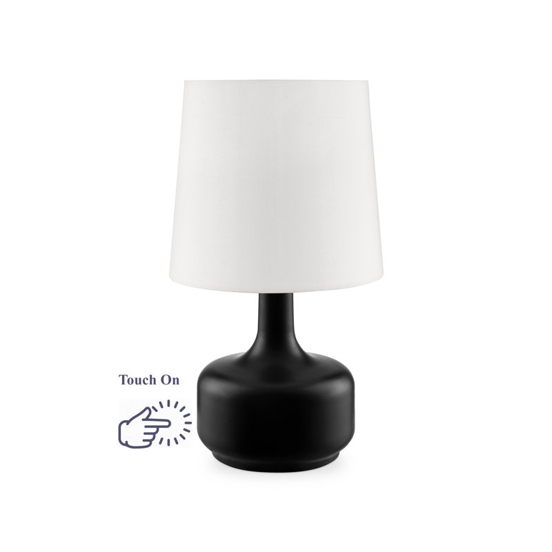 Dedrek Metal Table Lamp, Matte Black