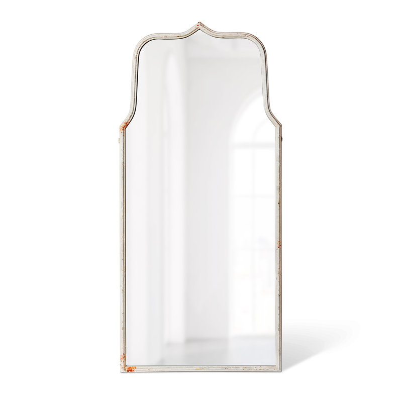 Country French Flat Metal Wall Mirror