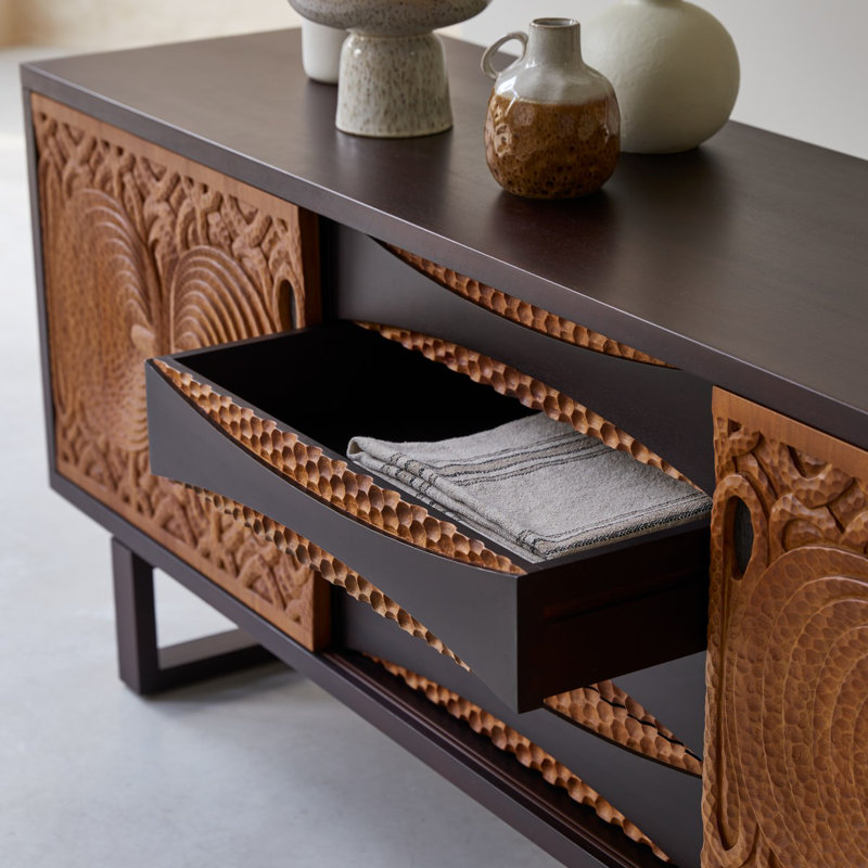 Frida 80.71'' Solid Wood Sideboard