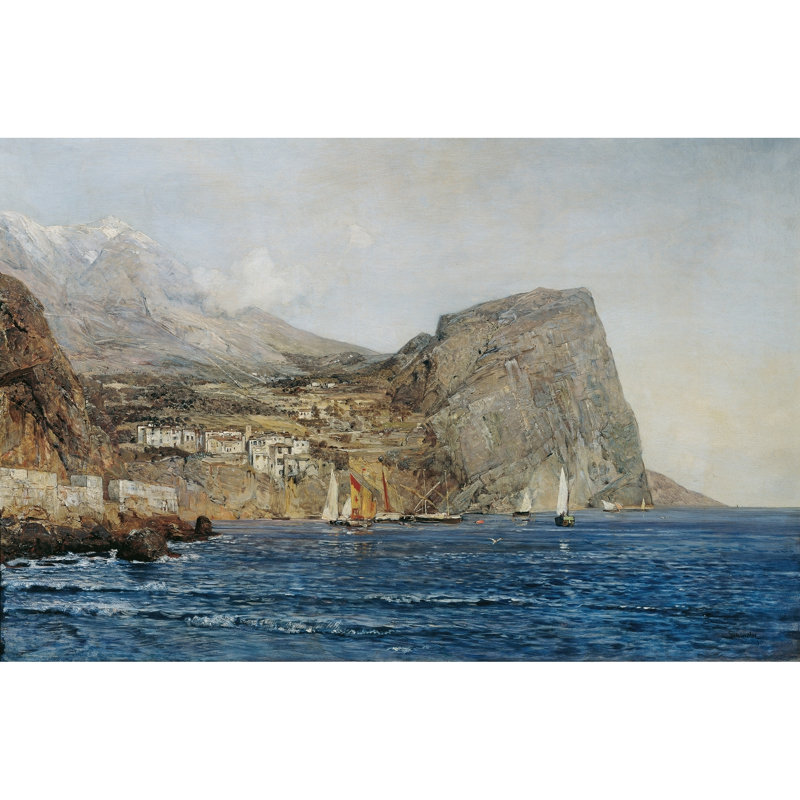 Küstenlandschaft à Dalmatien (1890), H 22 po x l 32 po