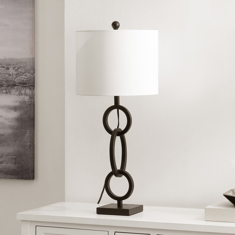 Adirondack Metal Table Lamp, Black