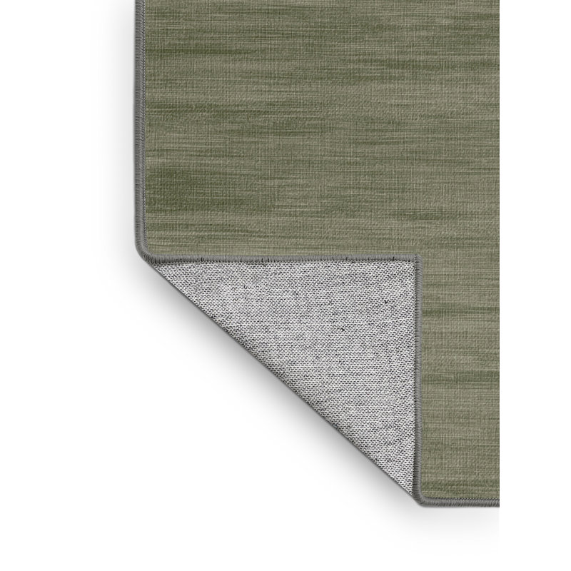 Machine Washable Solid Brown Area Rug, Runner 2' x 4'