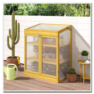 Serre à cadre froid en bois Greenhouse