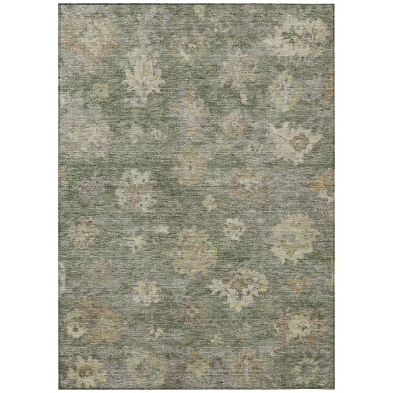 Machine Washable Indoor/Outdoor Chantille ACN2305 Global Rug, Rectangle 10' x 14'