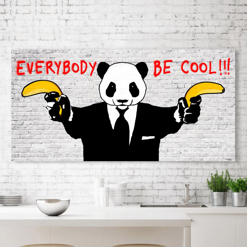 Everybody Be Cool!!! - Wrapped Canvas Print, 50cm H x 100cm W x 4cm D