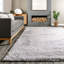 Solid Colour Shag Area Rug-1360939194