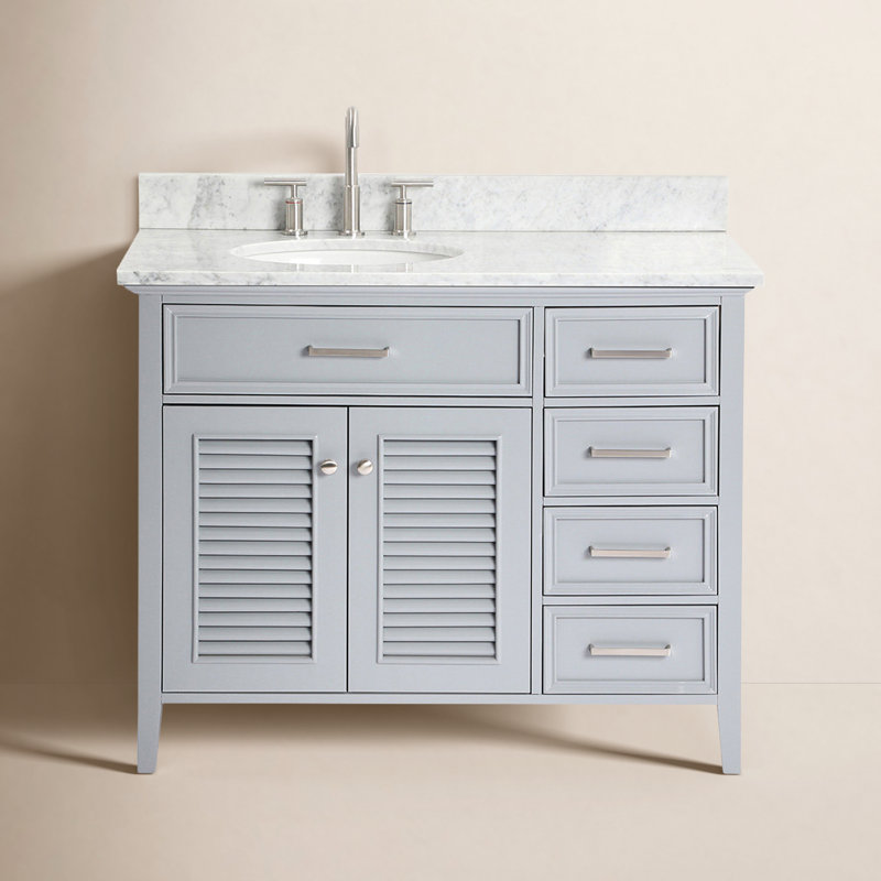 Kensington 43'' W Single Vanity, Left, Gray