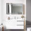 36"X24" Led Bathroom Vanity Mirror,Backlit And Front Lit,Multifunction,Wall Mounted,Brushed Gold-1019350516
