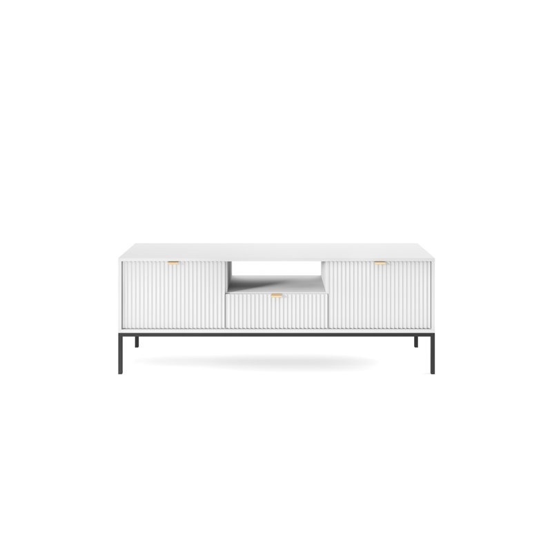 Ghent Unfinished TV Stand for TVs up to 65", White