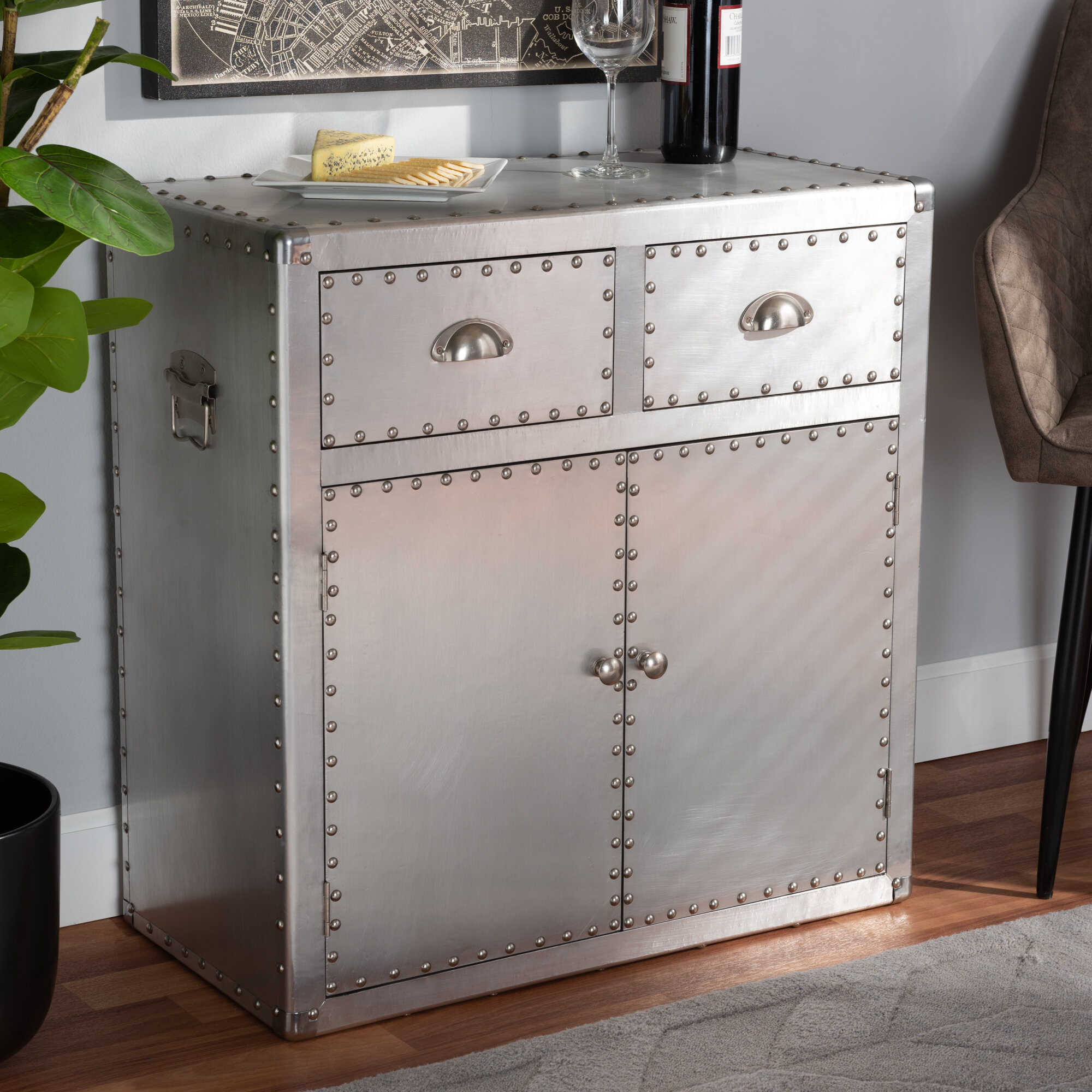 Metal 2024 accent cabinet