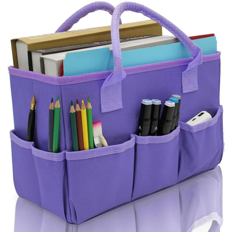 Brayden Studio Storage Tub & Tote, Light Purple