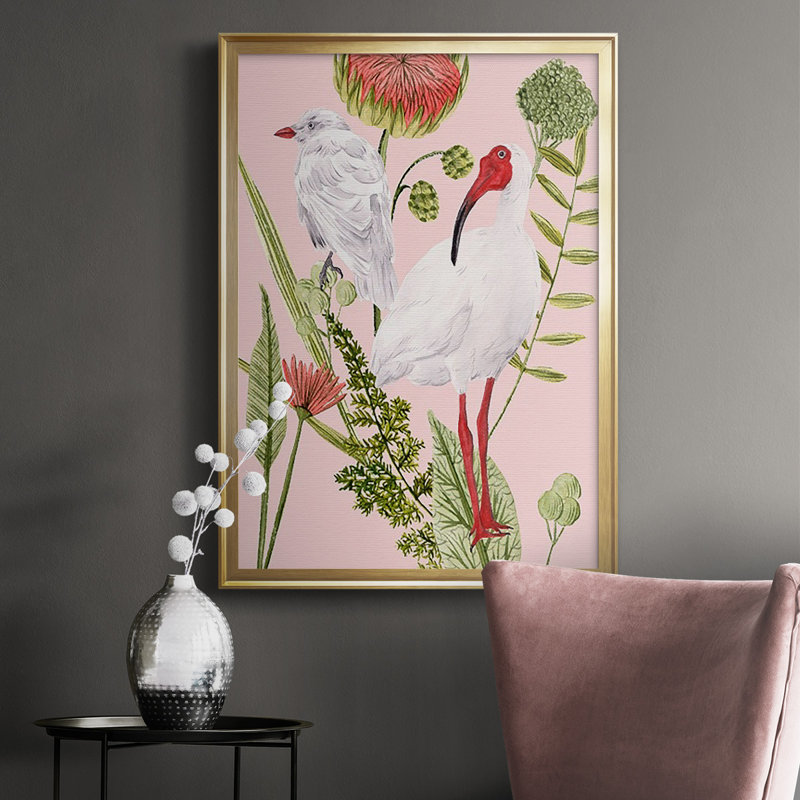 Oiseaux en mouvement II, Or, H 42,5 po x l 30,5 po x P 1 po