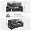 Canapés rembourrés en duvet 800LBS, canapé minimaliste de 60 po avec plusieurs couleurs dans le salon et la chambre à coucher