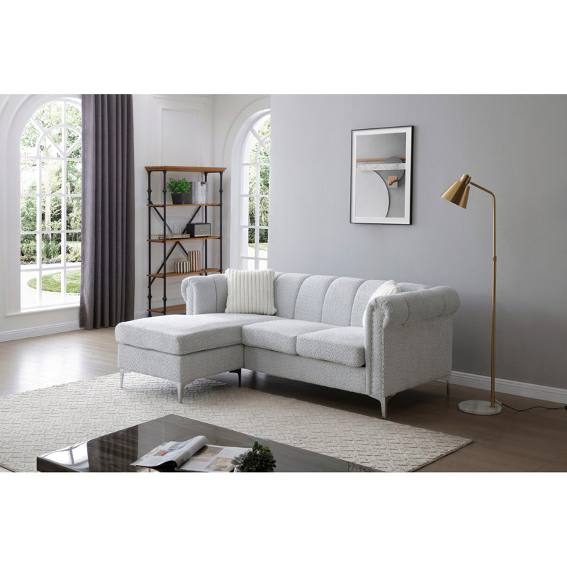 Canapé Sammy G00340B-Sch, gris