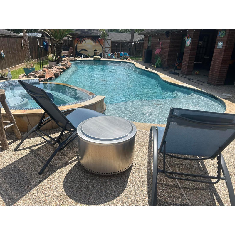 Patio Outdoor 69.3" Long Reclining Chaise Lounge Set Of 3 With Arm For All Weather, Side Table Included, Indigo