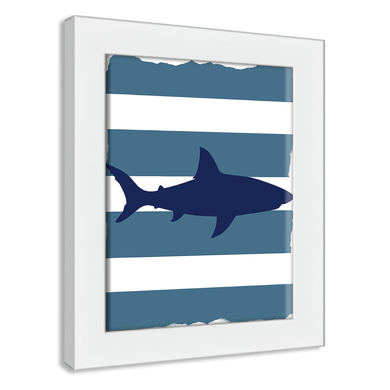 Wild One 1' Wall Decal, 10" H x 8" W x 0.6" D, White Flat Framed