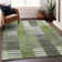 Premium Machine Washable Prisco Green Rug