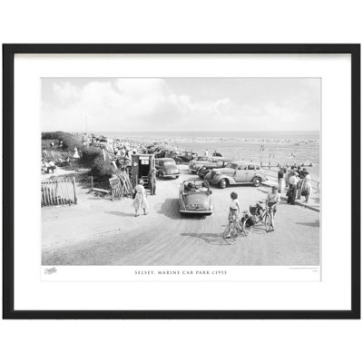 Selsey, Marine Car Park C1955 by Francis Frith - Single Picture Frame Print